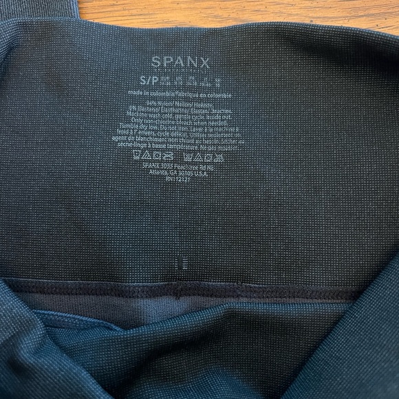 Spanx High-Waisted Black Moto Leggings - Picture 5 of 5